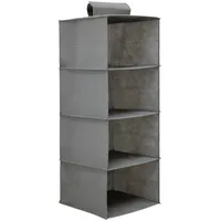 Infactory Hängeorganizer für Kleiderschrank mit 4 Fächern