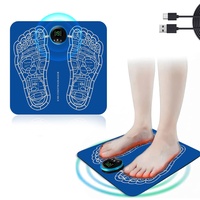 Fußmassagegerät,Fußmassagegerät Elektrisch,Faltbares und Tragbares Elektrisches Fußmassagegerät,EMS Fußmassagegerät, USB Tragbare Foot Massager,8 Modi und 19 Intensitäten