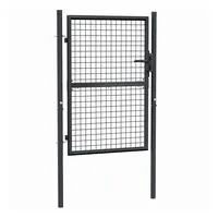 vidaXL Verzinkter Stahl 100 x 175 cm Grau : Größe -