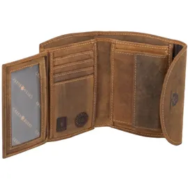 GREENBURRY Vintage Geldbörse Damen braun