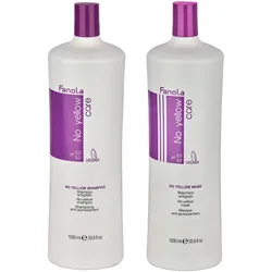 Fanola No Yellow Set (Shampoo 1000ml + Mask 1000ml)