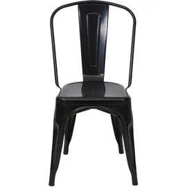 MCW Stuhl A73 Metall Schwarz