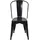 MCW Stuhl A73 Metall Schwarz