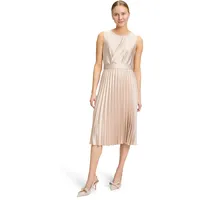 Betty & Co A-Linien-Kleid Beige/Grau 42