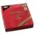 Papstar 20 Servietten "ROYAL Collection" 1/4-Falz 25x25cm rot