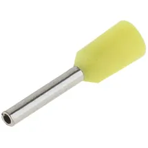 Seki 100 Stk. SeKi Aderendhülsen gelb 0,25mm2 isolierte Kabel Endhülsen; Industriequalität