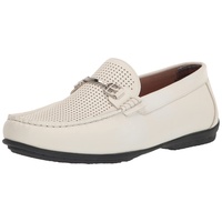 STACY ADAMS Herren Corley Driving Moc Fahrer-Slipper, Weiss/opulenter Garten, 49 EU - 49 EU