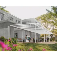 CANOPIA Terrassenüberdachung Feria 1212 x 380 cm weiß