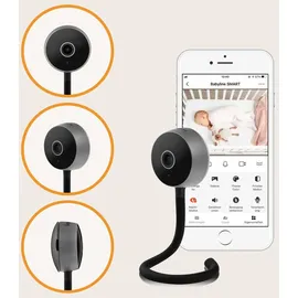 lionelo Care Babyline Smart intelligentes elektronisches Babyphone, Baby Monitor, Baby Camera Wi-Fi, Mobile Applikation, Bewegungs- Geräuscherkennung, Sichtbarkeit im Dunkeln