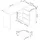 akord furniture factory AKORD B16 rechts Graphitgrau Front Weiß B124 x H77 x T85 cm - Grau/Weiß