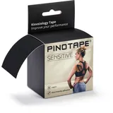 PINOTAPE Sensitive Kinesiologie Tape Schwarz 5 cm x 5 m
