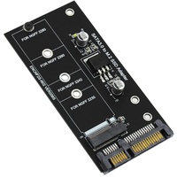 FUWIND M.2 SATA Adapter M2 auf SATA Adapter M.2 auf SATA Adapter M.2 NGFF Konverter 2,5 SATA3 Card B Key für 2230-2280 M2 SSD