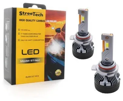 LED-Lampen - LED-System 9012 / HIR2 Modell STN1 für Scheinwerfer - 170.000 Lux, 65 W - CAN-Bus 6000 K - 1700% mehr mit