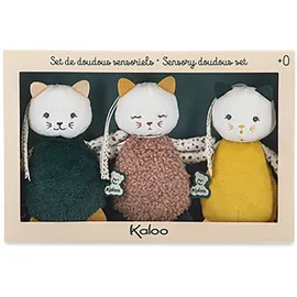 Kaloo Stimuli Meine kleinen Streichel-Katzen 14 cm Mehrfarbig