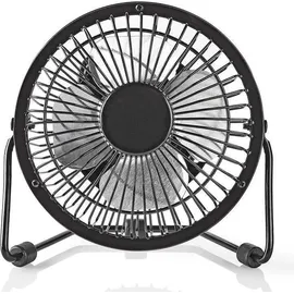 Nedis FNDK1BK10 10 cm Tischventilator Schwarz