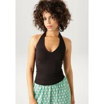 Aniston CASUAL Neckholdertop Schwarz 34