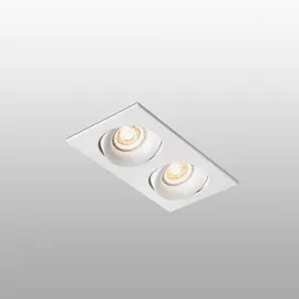 faro BARCELONA ARGÓN 2-flammig Deckeneinbauleuchte weiß