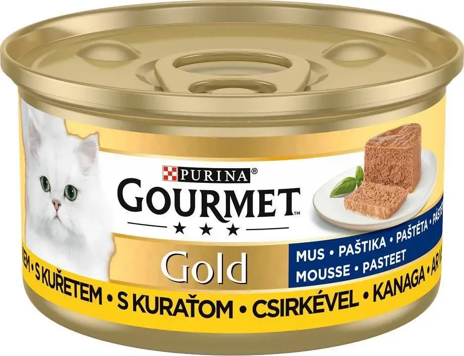 Purina Gourmet Gold Mousse mit Huhn 12 x 85g (Rabatt für Stammkunden 3%)