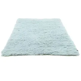 Tom Tailor Teppich Fluffy Uni blue lagoon 140 x 190 cm