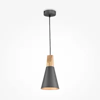Maytoni Bicones 1-flg. Ø 14 cm trichterförmig grau