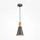 Maytoni Bicones 1-flg. Ø 14 cm trichterförmig grau