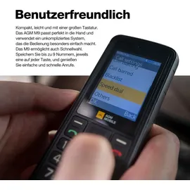 AGM M9 (4G) schwarz rugged Mobiltelefon