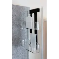 Primaster Hängeduschkorb Acryl 2 Ablagen schwarz