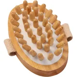 Eco Bath London Cellulite Handbürste - Cellulite-Behandlungsbürste, Effektiver Cellulite-Entferner und Massagegerät für glatte, straffe Haut, natürliches Holz-Peeling-Massagegerät