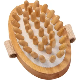 Eco Bath London Cellulite Handbürste - Cellulite-Behandlungsbürste, Effektiver Cellulite-Entferner und Massagegerät für glatte, straffe Haut, natürliches Holz-Peeling-Massagegerät