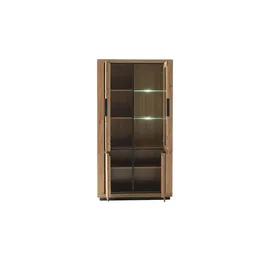 MCA living Vitrine GRENO 107 x 40 x 200 cm Beige