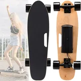 WACLMOTAKE Skateboard, Longboard mit EIN-/doppel-hubmotor, 22-40 km/h höchstgeschwindigkeit, geeignet für Erwachsene und Jugendliche, maximale belastung 80-150 kg Single-Drive-8km