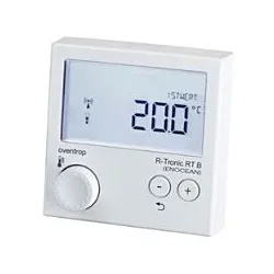 Oventrop R Tronic RT B Funk-Raumbediengerät 1150780 Aufputz, mit bidirektionaler Funkkommunikation, weiß