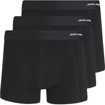 JACK & JONES JACBASIC Bamboo Trunks schwarz/weiß XXL 3er Pack