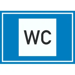 HB-Druck Toilette Symbol Schild A2 (420x594mm)