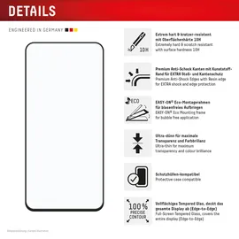 Displex Premium Panzerglas (Full Cover, 10H) für Samsung Galaxy A56