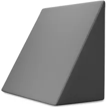 eloneo Keilkissen 40 x 20 cm Grau