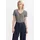 Levi's V-Shirt LEVI'S, Damen, Gr. XL (42), beige (vanilla stripe cavia), Feinripp, Obermaterial: 97% Baumwolle, 3% Elasthan, unifarben, gerade taillenbedeckt, V-Ausschnitt, Shirts, mit Knopfleiste