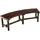 Costway Gartenbank 139 x 36 x 41 cm Braun