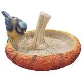 FD Figur Vogeltränke blau 11 x 23 x 19 cm bunt
