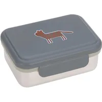 Lässig Kinder Brotdose Edelstahl Lunchbox Frühstücksbox Nachhaltig Kindergarten Schule/Safari Tiger
