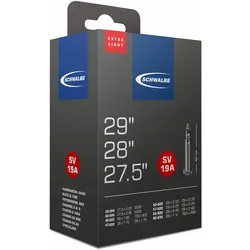 Schwalbe Fahrradschlauch Nr. 19A Extralight, 27,5 Zoll / 28 Zoll / 29 Zoll