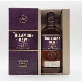 Tullamore Dew 12 Years Old Irish 40% vol 0,7 l Geschenkbox Special Reserve