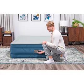BESTWAY Luftbett Snugable Top mit integrierter Elektropumpe Double XL/Mid 203 x 152 x 46 cm