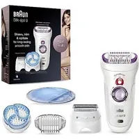 Braun Silk-épil 9 9-735, Weiß, 40 Pinzette, MicroGrip, Depilation, Exfoliation, Rasieren, SensoSmart, 0,5 mm - Weiß