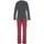 H.I.S. H.I.S Damen Pyjama braun/rot-kariert Gr.36