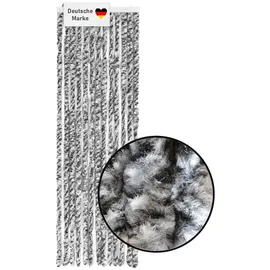 Lemodo Insektenschutz-Vorhang Flauschvorhang 56x185cm, Fliegenschutz, Türvorhang, BxL: 56x185 cm schwarz