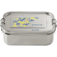 Step By Step Edelstahl-Lunchbox Blue&Yellow Aufbewahrungsbehälter 800ml (00124982)