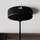 LINDBY Cliona 1-flg. 30,8 cm rund schwarz