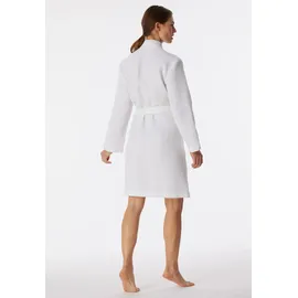 SCHIESSER Elegant Bademantel Weiss M