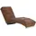 vidaXL Massagesessel Chaiselongue Kunstleder 54,5 x 71 x 112,5 cm Braun mit Fernbedienung